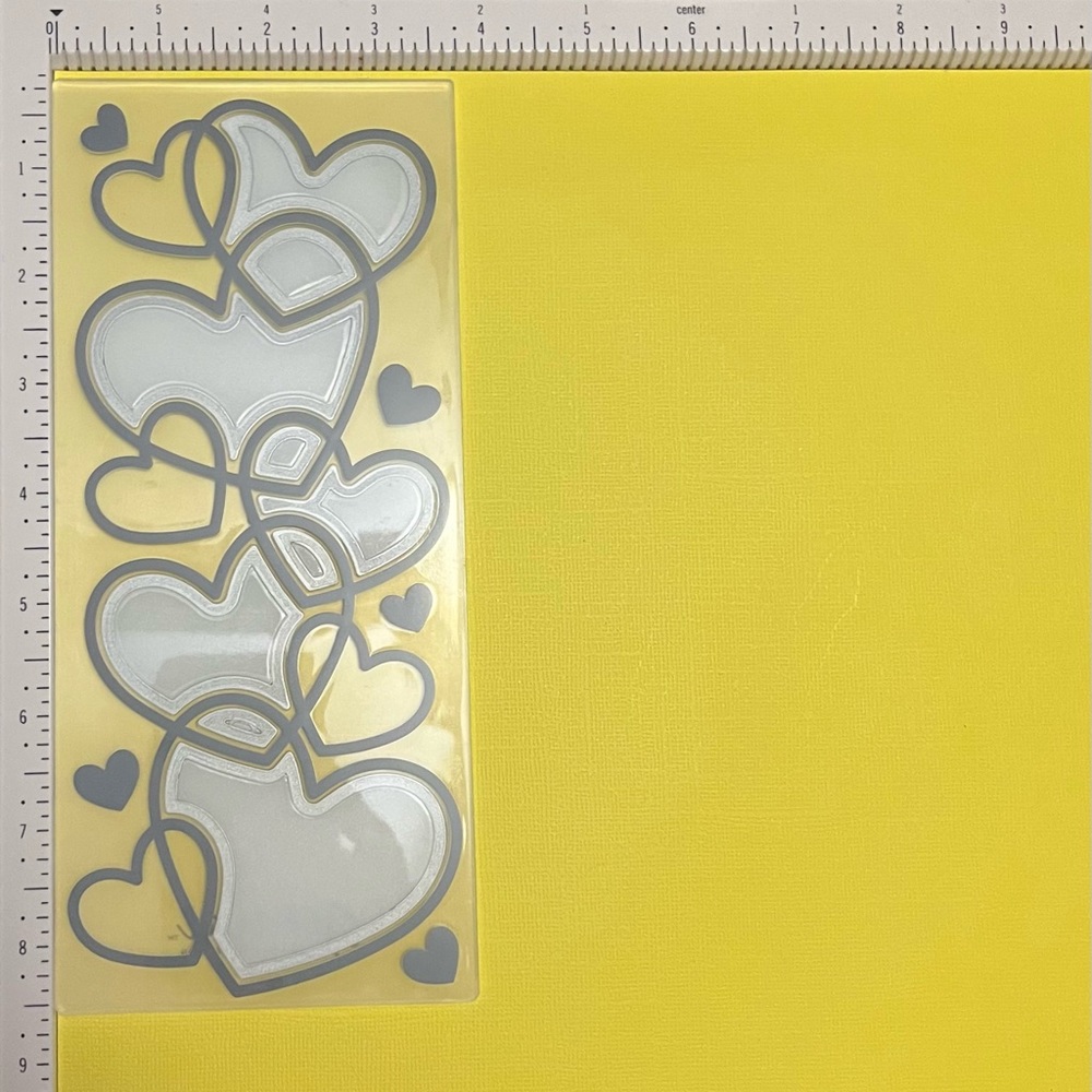 Die Cut & Embossing Entwined Hearts Two in One - Picture 5 of 5